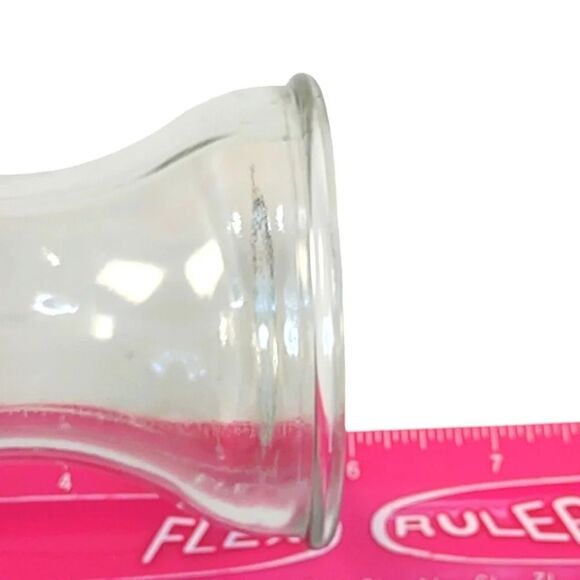 Vintage Vase Thick Glass bulb round - Picture 7 of 9